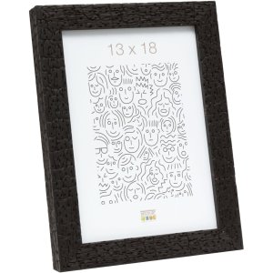 Houten lijst s45rl zwart 13x18 cm