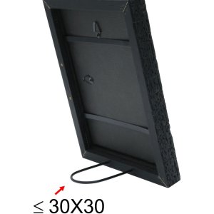 Houten lijst s45rl zwart 13x18 cm