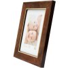 Houten lijst s46ea3 gouden rand 18x24 cm anti-reflecterend glas