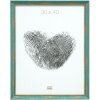Houten lijst s46tg turkoois 30x40 cm