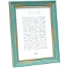 Houten lijst s46tg turkoois 30x40 cm