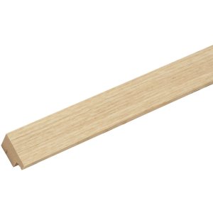 Houten lijst s66kh1 natuur 15x20 cm met passe-partout
