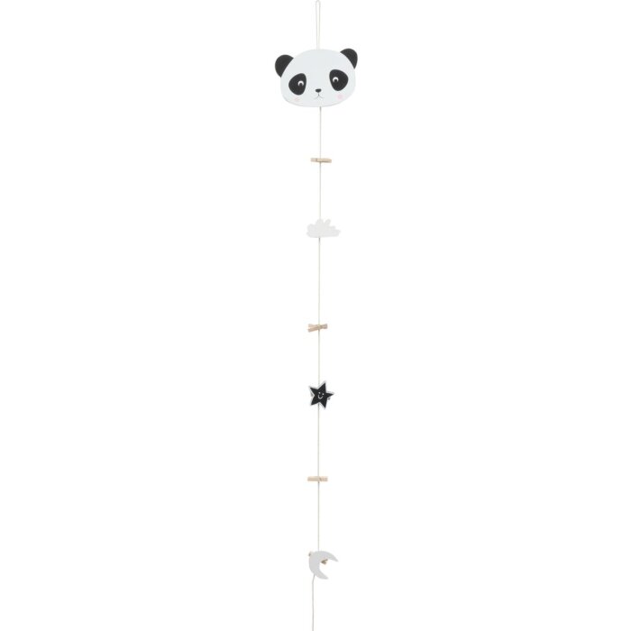 Foto hanger met panda motief voor 6 fotos