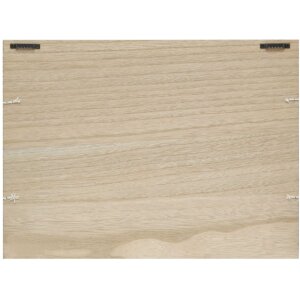 Houten wand met 6 wasknijpers 30x40 cm