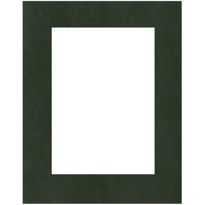 Passepartout 13x13 cm tot 50x70 cm zwart