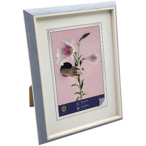 wpc fotolijst lelie 15x20 cm blauw