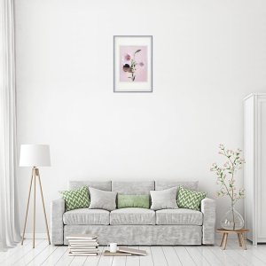 wpc fotolijst lelie 15x20 cm blauw