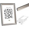 Kunststof lijst s45fd2 zilver antireflecterend glas