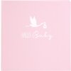Babyalbum Ooievaar roze 25x25 cm