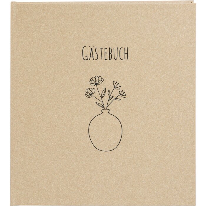 Gastenboek Bloemen voor Jou 23x25 cm