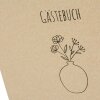 Gastenboek Bloemen voor Jou 23x25 cm