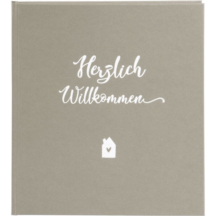 Welkom gastenboek 23x25 cm
