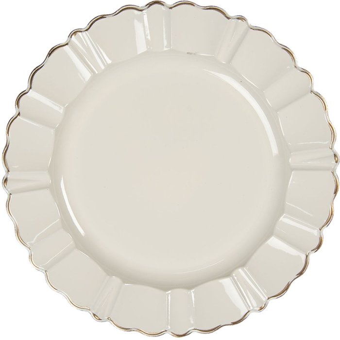 Bord ø 33 cm crème 64595n