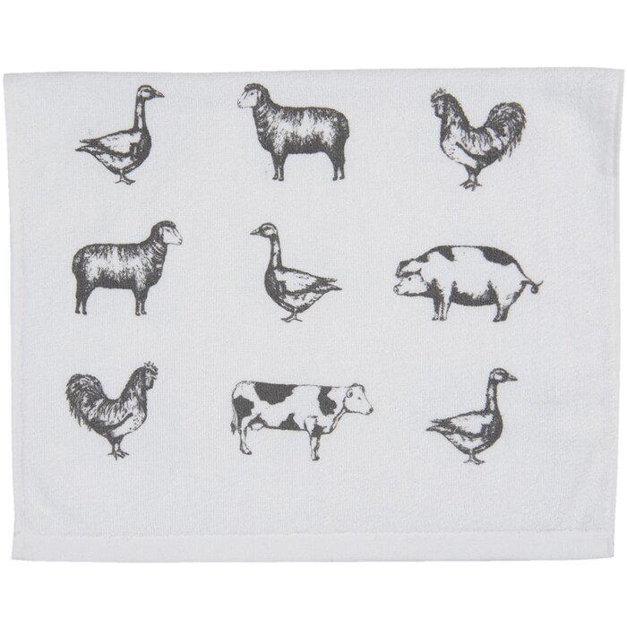 Gastendoek 40x66 cm natuur ctcla