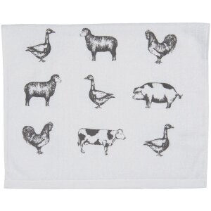 Gastendoek 40x66 cm natuur ctcla