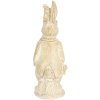 Decoratie Konijn 4x4x11 cm wit 6pr3078w