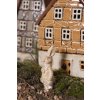 Decoratie Konijn 4x4x11 cm wit 6pr3078w