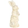 Decoratie Konijn 4x4x11 cm wit 6pr3079w