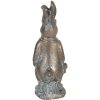 Decoratie Konijn 4x4x11 cm bruin 6pr3091ch