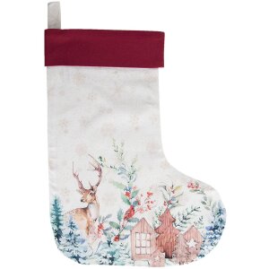Kerstsok 30x40 cm veelkleurig dch203