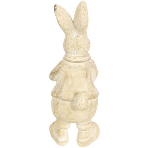 Decoratie Konijn 6x6x13 cm wit 6pr3096w
