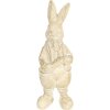 Decoratie Konijn 6x6x13 cm wit 6pr3096w