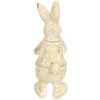 Decoratie Konijn 6x6x13 cm wit 6pr3096w