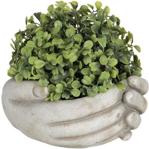 Bloempot 18x16x9 cm beige 6te0329l