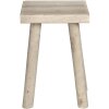 Planter Tafel 18x18x26 cm bruin 6h1953