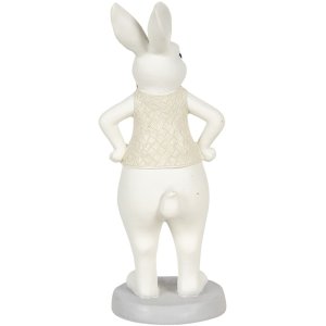 Decoratie Konijn Jongen 9x8x20 cm veelkleurig 6PR3174