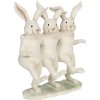 Decoratie Dansend Konijn 16x9x19 cm veelkleurig 6pr3189