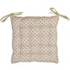 Stoelkussen met schuimrubber 40x40 cm beige lel29
