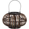 Lantaarn ø 34x21 cm bruin 6ro0503
