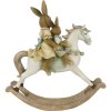 Decoratie Konijn 19x5x20 cm veelkleurig 6pr3276