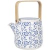 Theepot 16x11x12-20 cm - 0,8l blauw 6cete0094