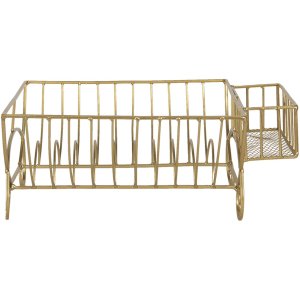 Afdruiprek 42x29x17 cm goud 6y2622go