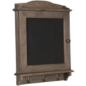 Krijtbord 34x8x47 cm bruin 6h1950
