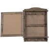 Krijtbord 34x8x47 cm bruin 6h1950