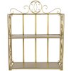 IJzeren plank 41x18x53 cm goud 6Y2799GO