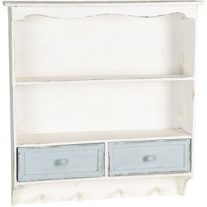 Wandplank 56x13x60 cm wit 5h0465
