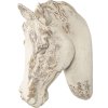 Decoratie Paard 32x16x45 cm wit 6pr3052