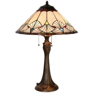 Tafellamp Tiffany ø 51x78 cm veelkleurig 5ll-5394
