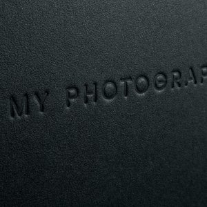 Fotoalbum Luis 24x24 cm zwart