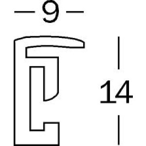 Kunststof lijst New Lifestyle 15x15 cm goud