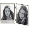 Chloë Dubbel Lijst 2 fotos 9x13 cm zilver staand formaat