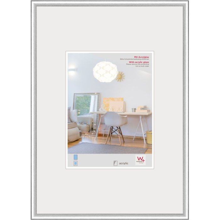 Fotolijst New Lifestyle 61x91,5 cm zilver acryl glas