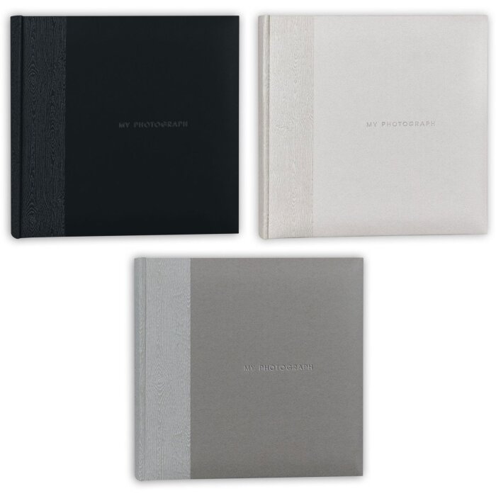 Fotoalbum Luis 24x24 cm 3 kleuren