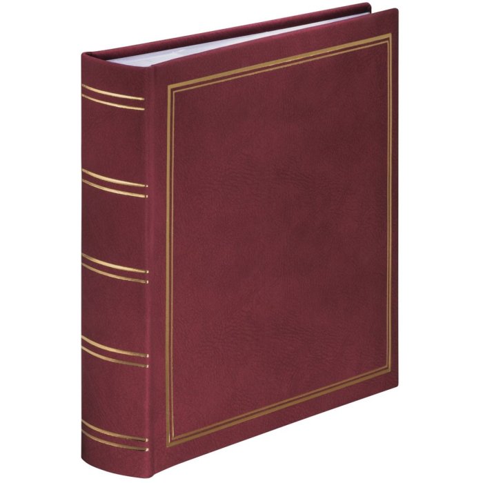 Stockalbum Londen 200 fotos 10x15 cm rood