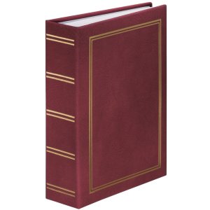 Stockalbum Londen 200 fotos 9x13 cm rood