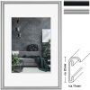 Aluminium lijst Detroit normaal glas en acrylglas
